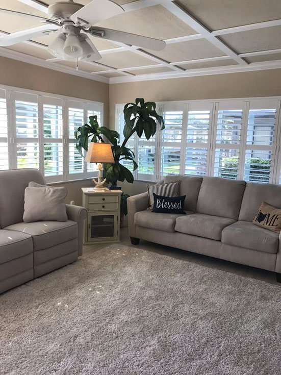 gorgeous living room horizontal blinds